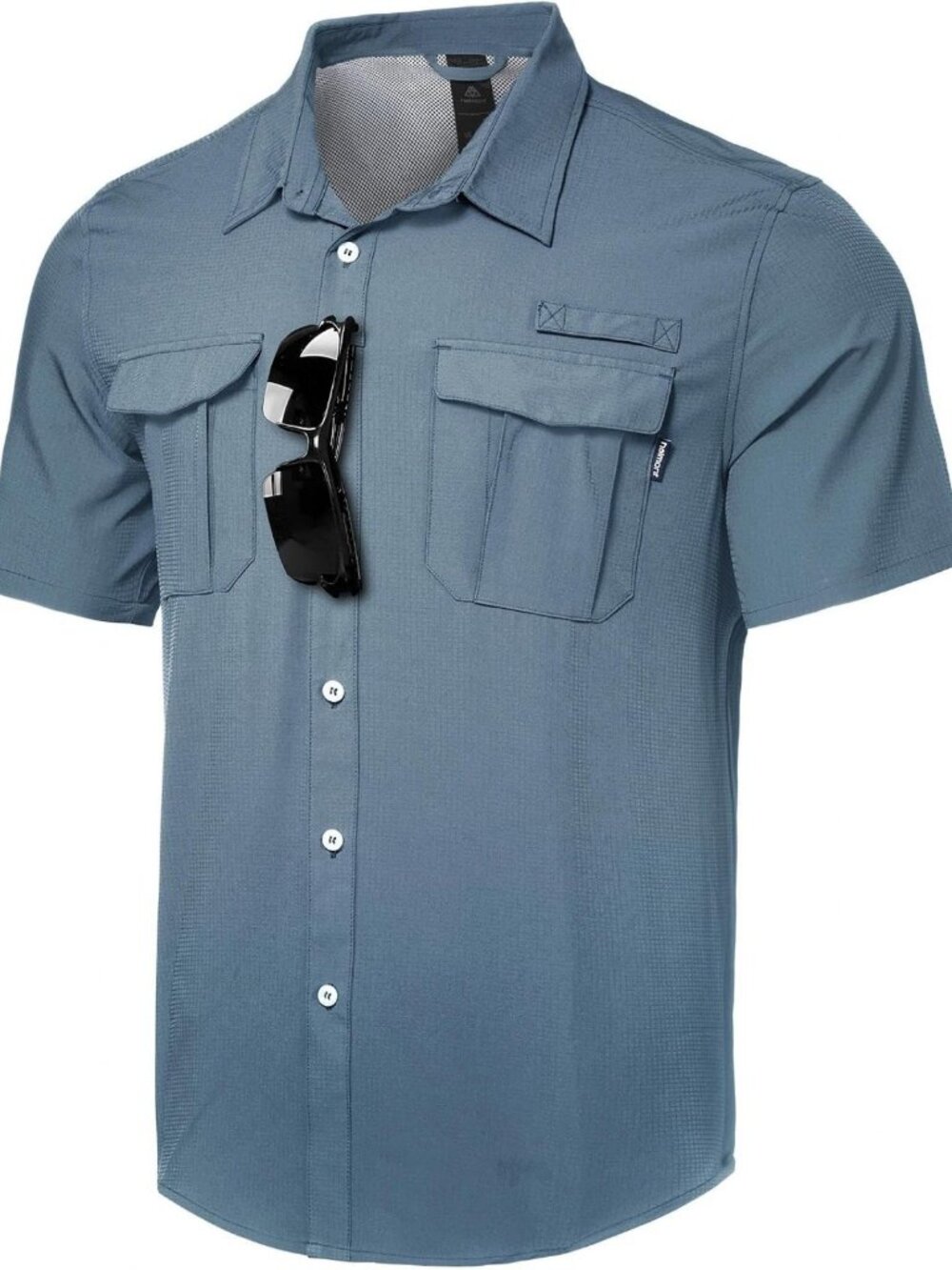 Men's UPF 50+ Short Sleeve Hiking Shirt - Lightweight, Quick-Dry, Outdoor